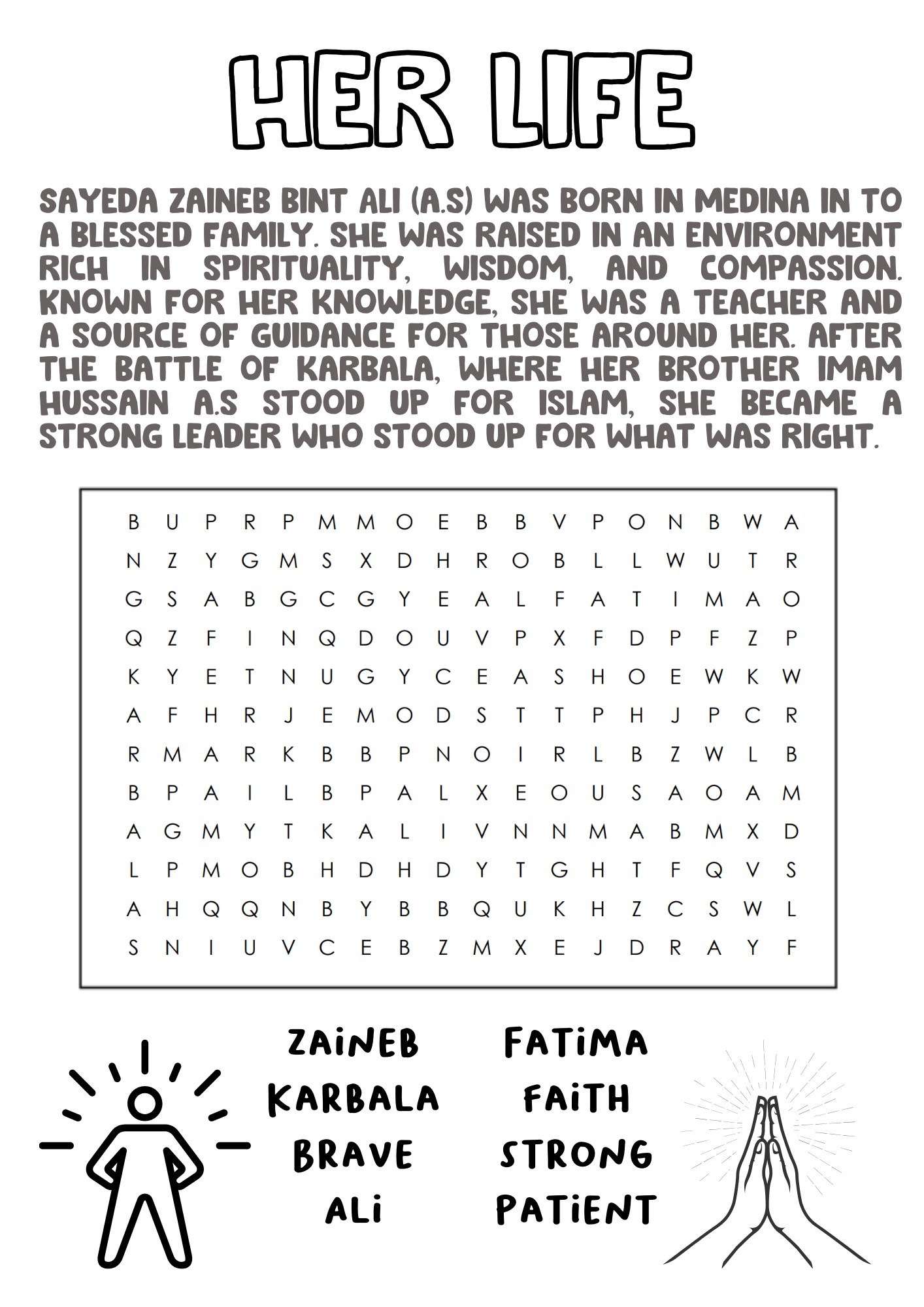 Sayeda Zaineb Activity Book